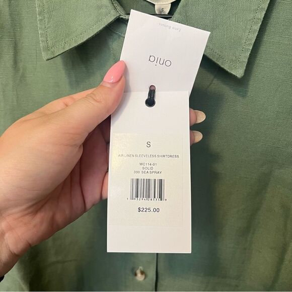 Onia Air Linen Sleeveless Shirtdress - Picture 13 of 16